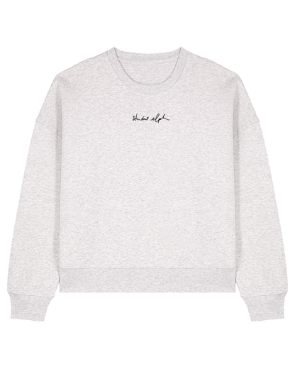 coffee - Women Sweater, hellgrau meliert
