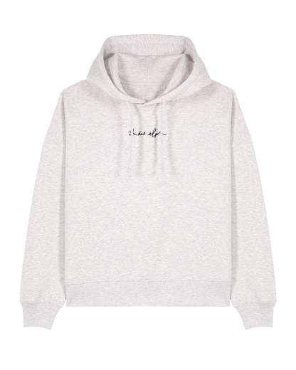 coffee - Women Hoodie, hellgrau meliert