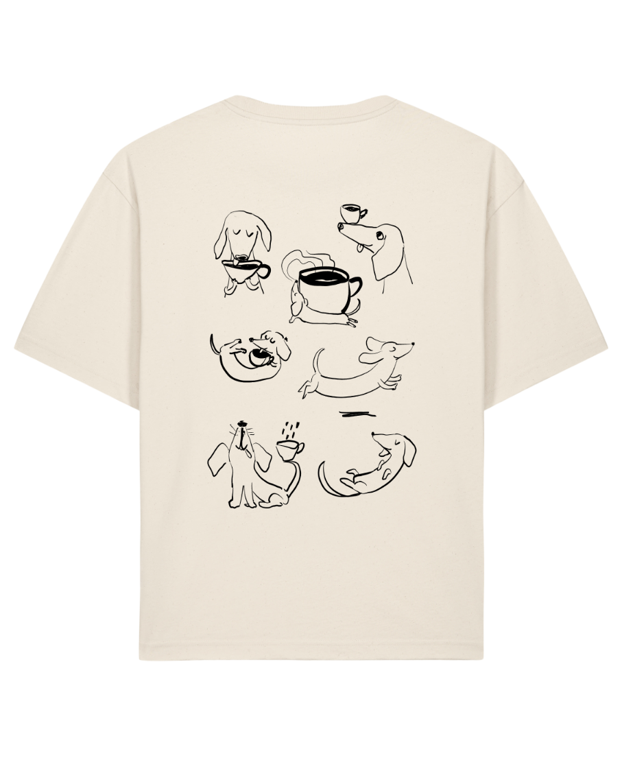 dacklo- Unisex Shirt, nature/schwarz