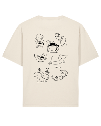 dacklo- Unisex Shirt, nature/schwarz