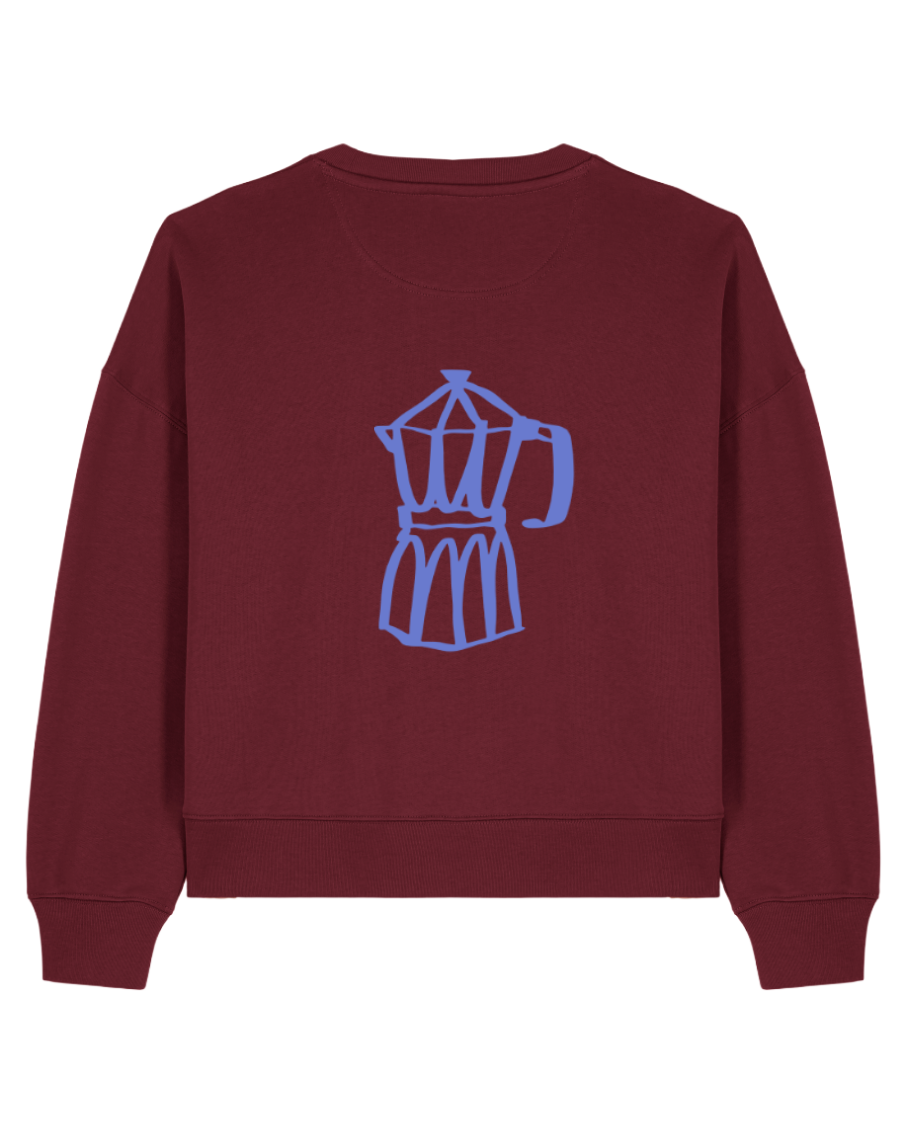 espresso - Women Sweater, burgundy