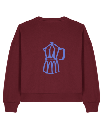 espresso - Women Sweater, burgundy