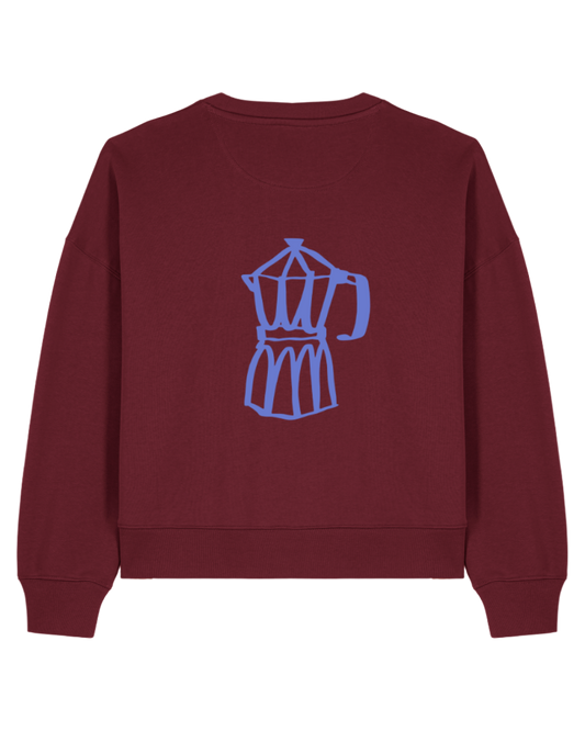 espresso - Women Sweater, burgundy