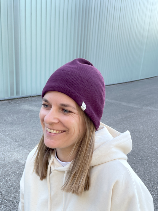 smiley - Strickbeanie