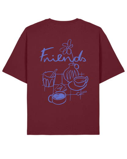 friends - Unisex Shirt, burgundy