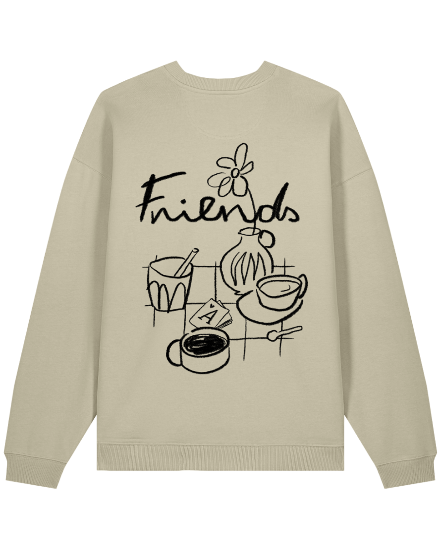 friends- Unisex Sweater, stone