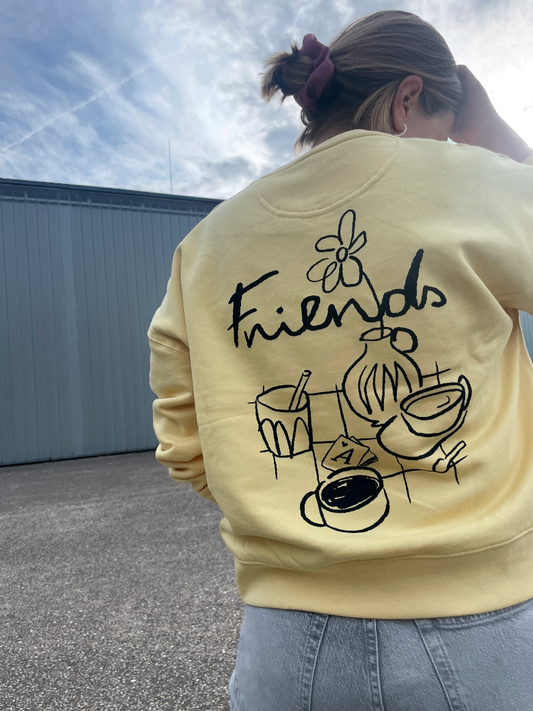 friends - Women Sweater, yellow
