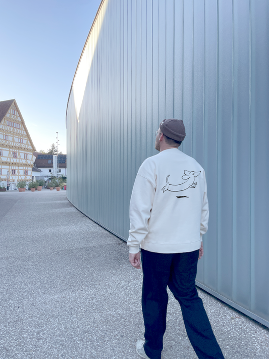 happy dacklo - Unisex Sweater, nature