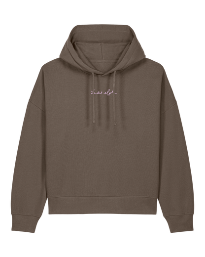 smiley - Women Hoodie, mokka