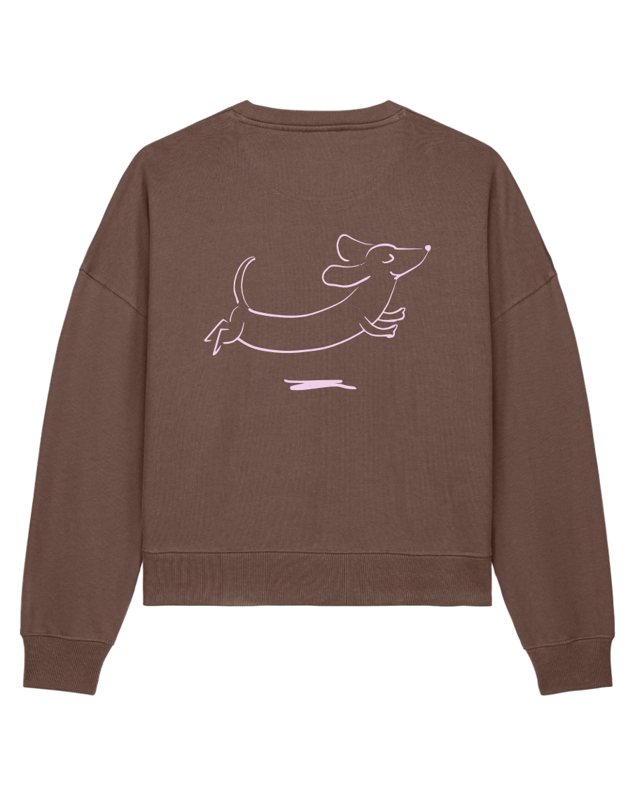 happy dacklo - Women Sweater, mokka
