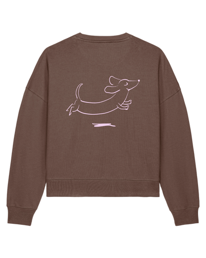 happy dacklo - Women Sweater, mokka