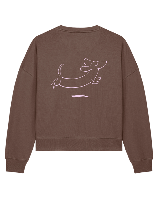 happy dacklo - Women Sweater, mokka