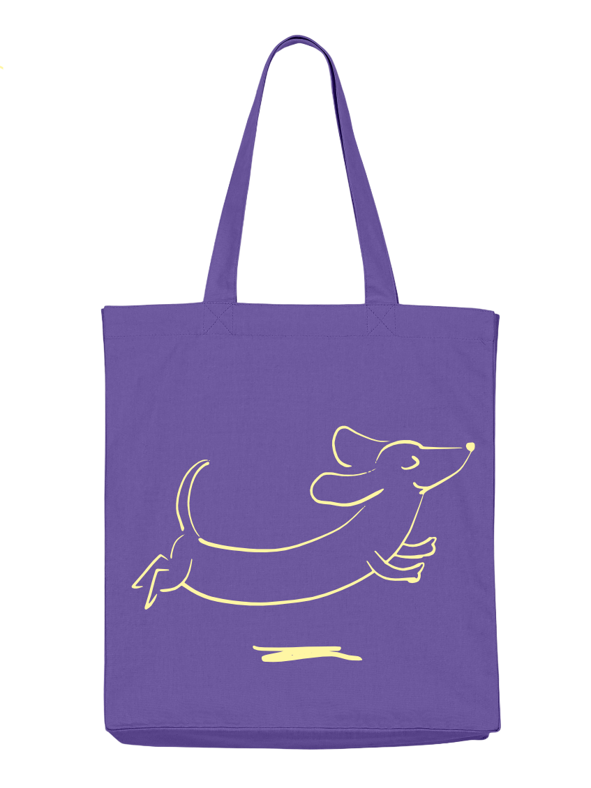 happy dacklo - Tasche, purple