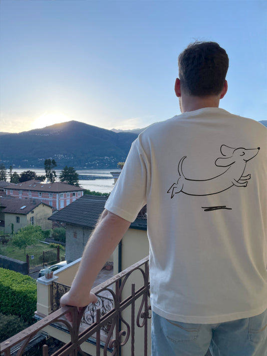 happy dacklo- Unisex Shirt, nature