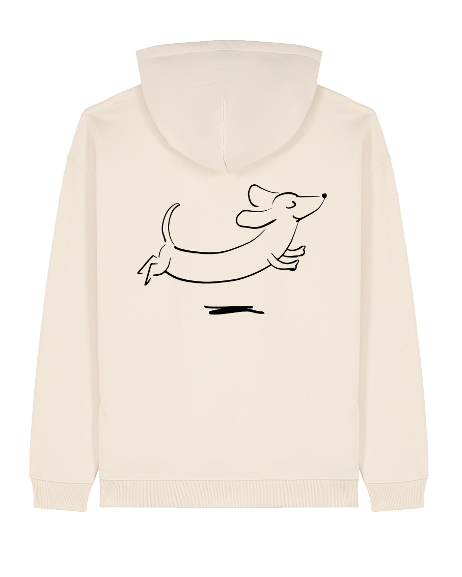 happy dacklo - Unisex Hoodie, nature