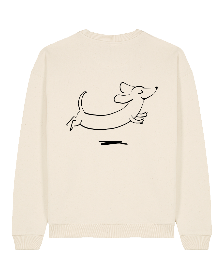 happy dacklo - Unisex Sweater, nature
