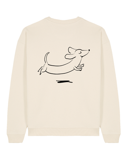 happy dacklo - Unisex Sweater, nature