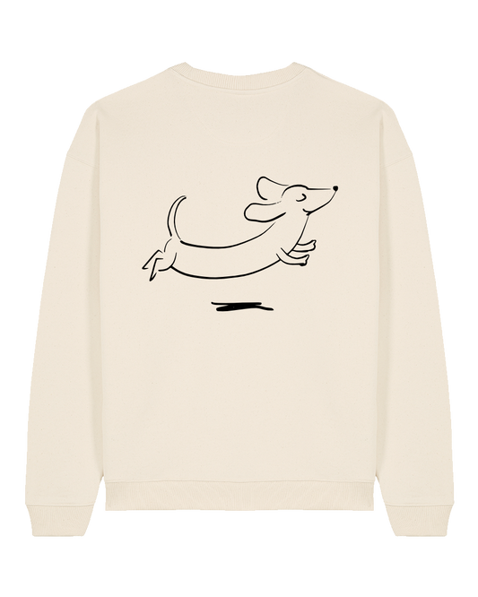 happy dacklo - Unisex Sweater, nature