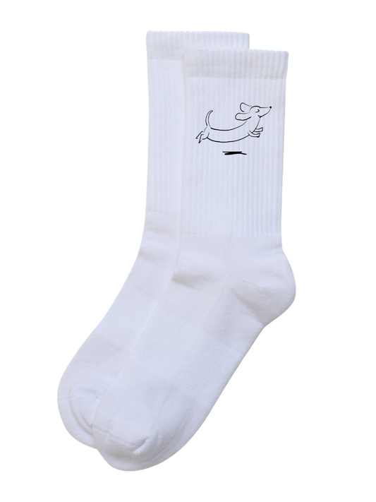 happy dacklo - Unisex Socken - weiß