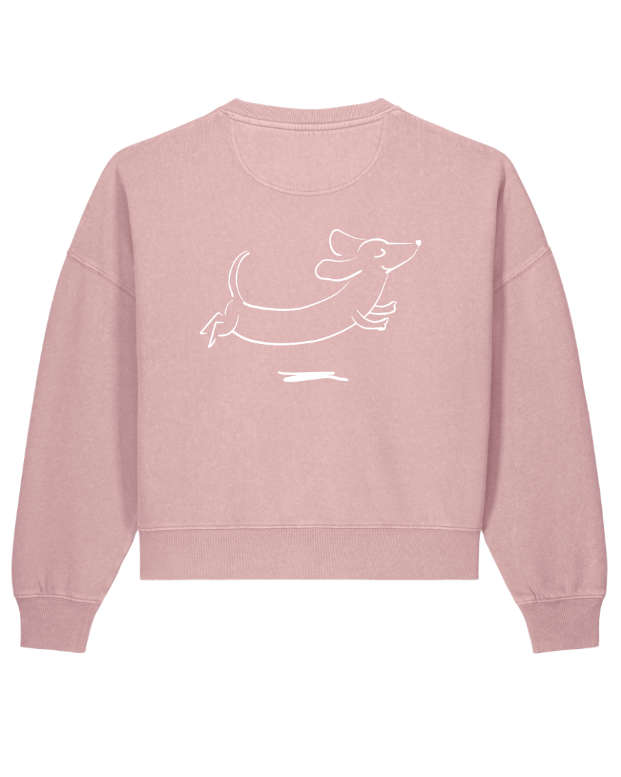 happy dacklo - Women Sweater, vintage rose