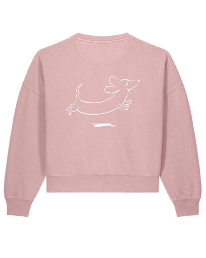 happy dacklo - Women Sweater, vintage rose