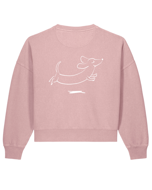 happy dacklo - Women Sweater, vintage rose