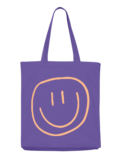 smiley - Tasche, purple