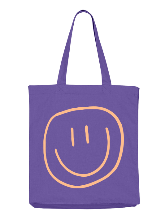 smiley - Tasche, purple