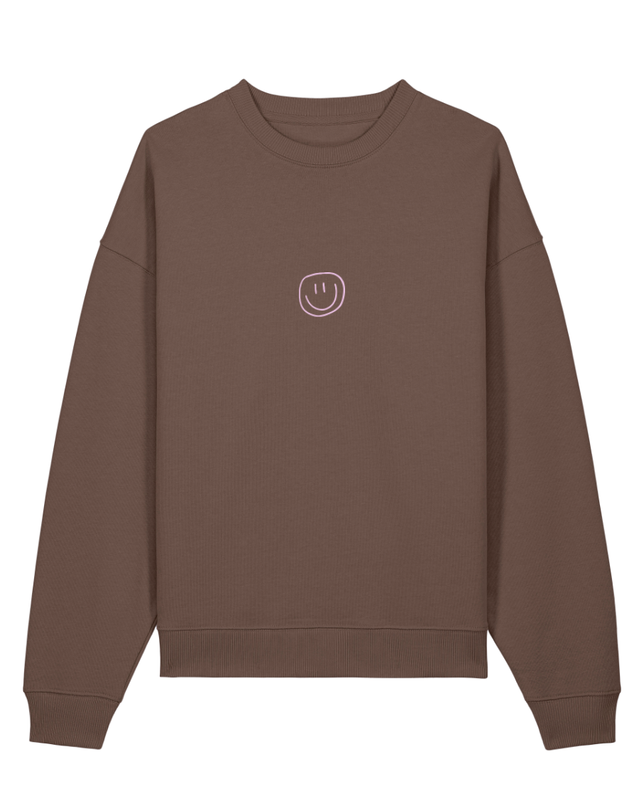 little smile - Unisex Sweater, mokka