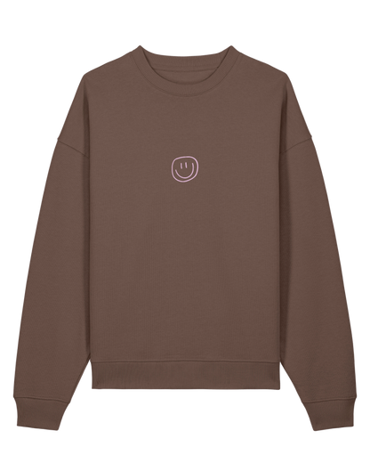 little smile - Unisex Sweater, mokka