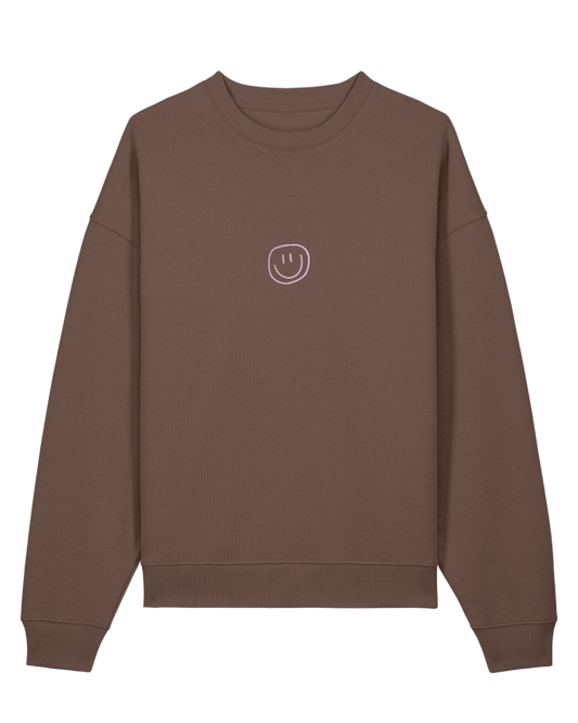 little smile - Unisex Sweater, mokka