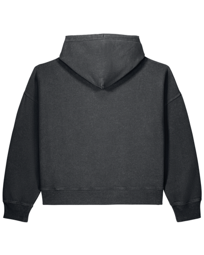 little smile - Women Hoodie, vintage black - rosa