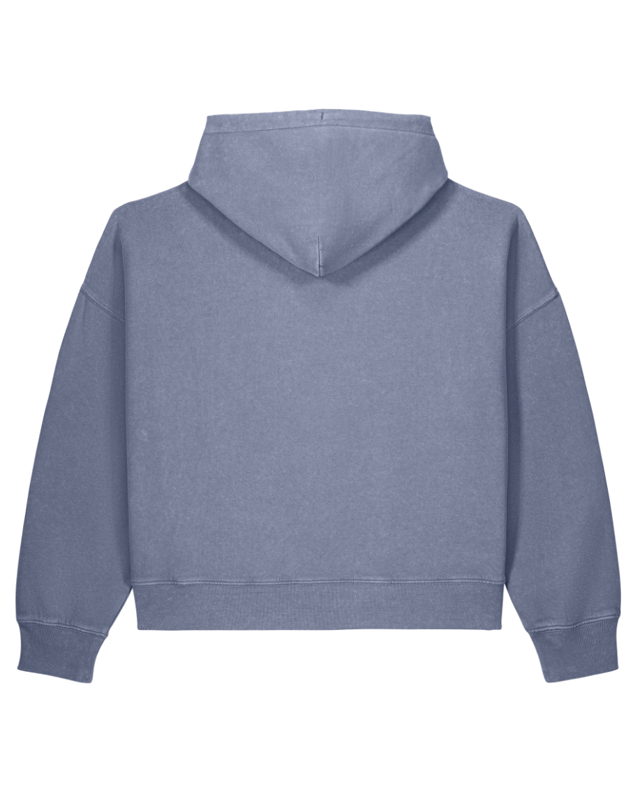 little smile - Women Hoodie, vintage blue
