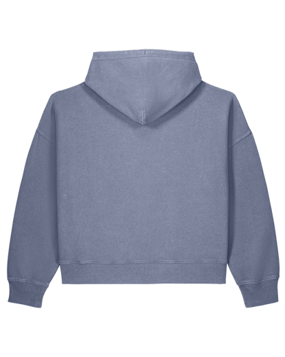 little smile - Women Hoodie, vintage blue