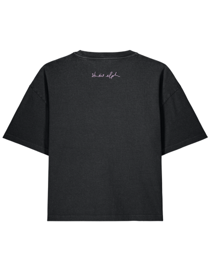 little smile - Women Shirt, vintage black
