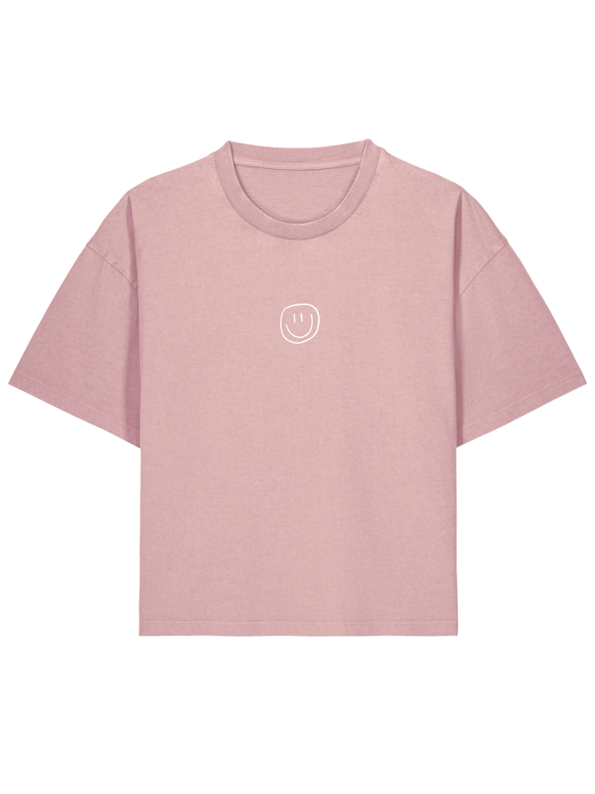 little smile - Women Shirt, vintage rose