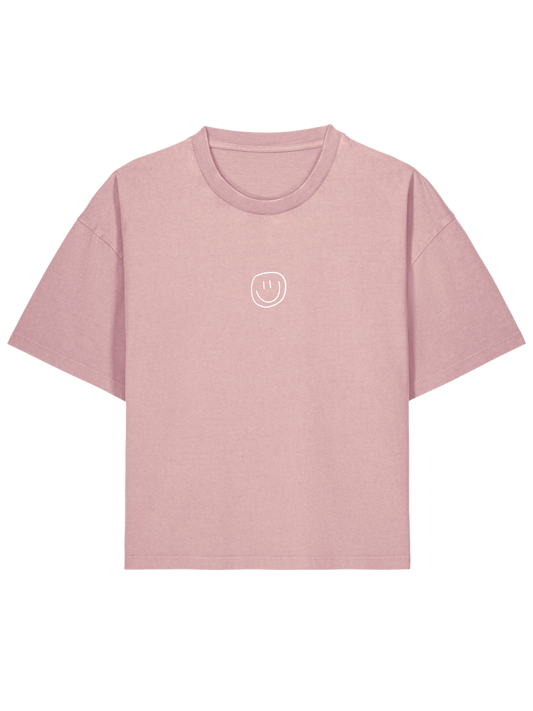 little smile - Women Shirt, vintage rose