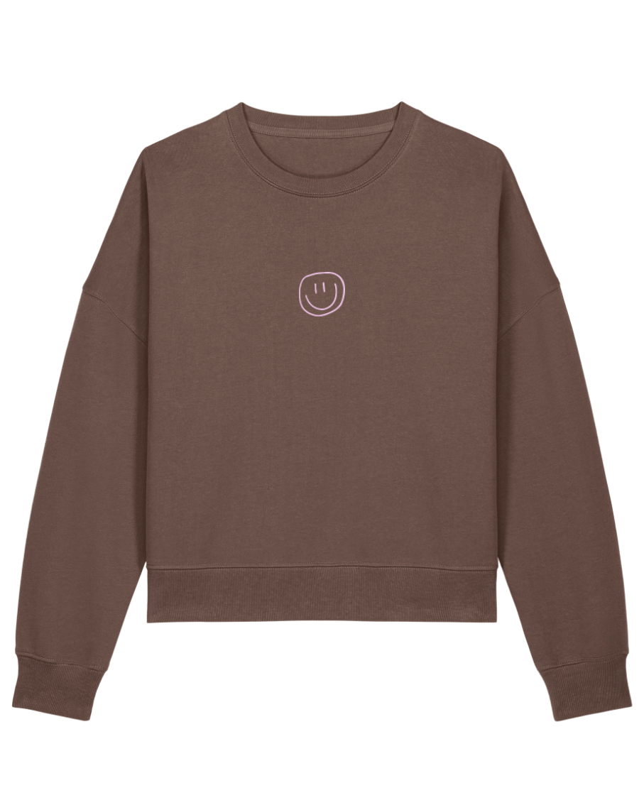 little smile - Women Sweater, mokka