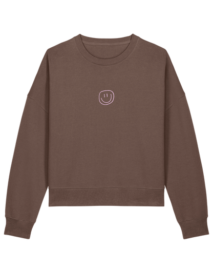 little smile - Women Sweater, mokka