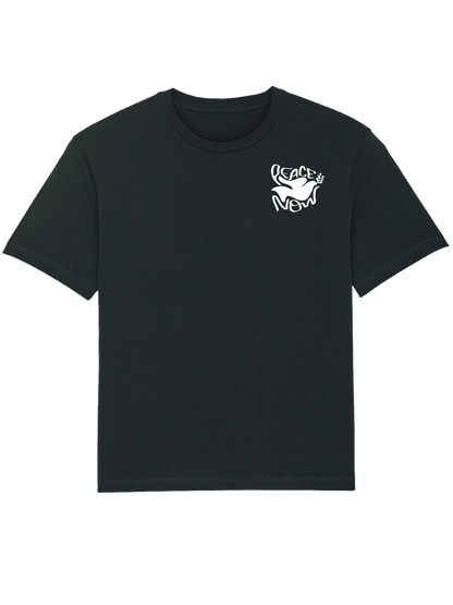 peace now - Unisex Shirt, schwarz