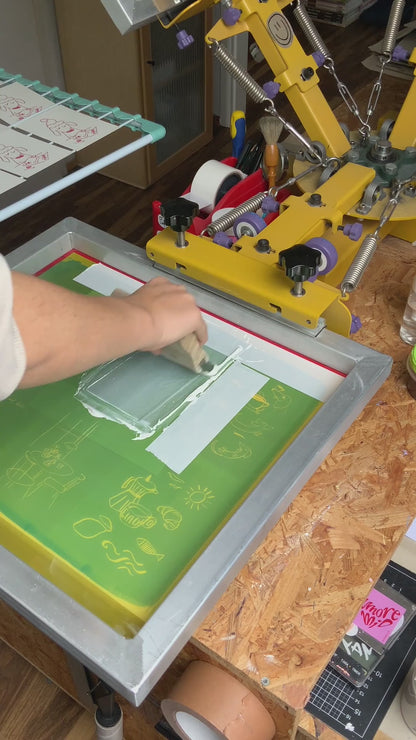 merry christmas - Postkarte, pink