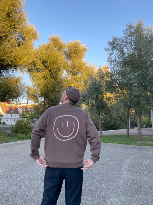 smiley - Unisex Sweater, mokka (Kopie)