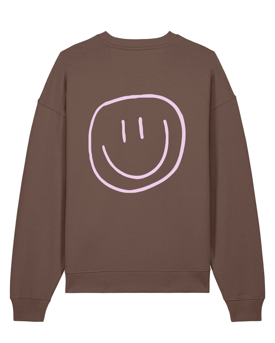 smiley - Unisex Sweater, mokka (Kopie)