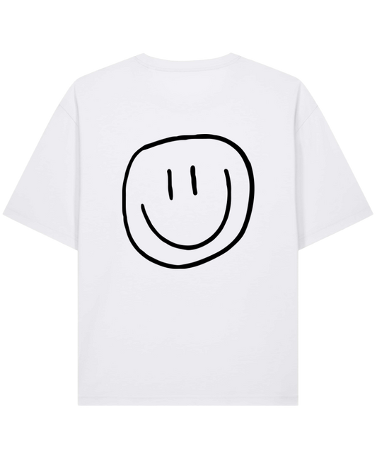 smiley - Unisex Shirt, weiß