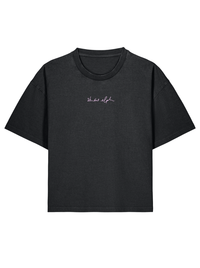 smiley - Women Shirt, vintage black