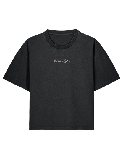 smiley - Women Shirt, vintage black