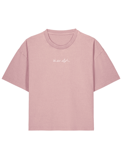 smiley - Women Shirt, vintage rose