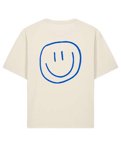 smiley - Unisex Shirt, nature/blue
