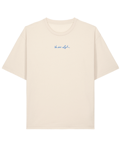 smiley - Unisex Shirt, nature/blue