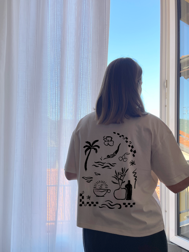 summer - Women Shirt, nature - schwarz